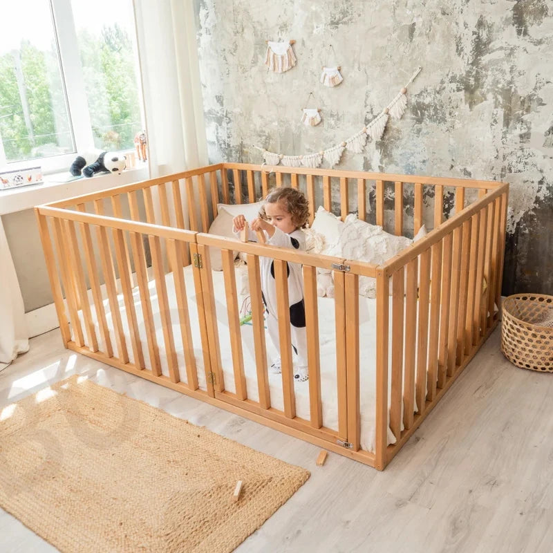 Solid Wood Shell, Day Care Fence, Safety and Environmental Protection, Conservation Center Furniture