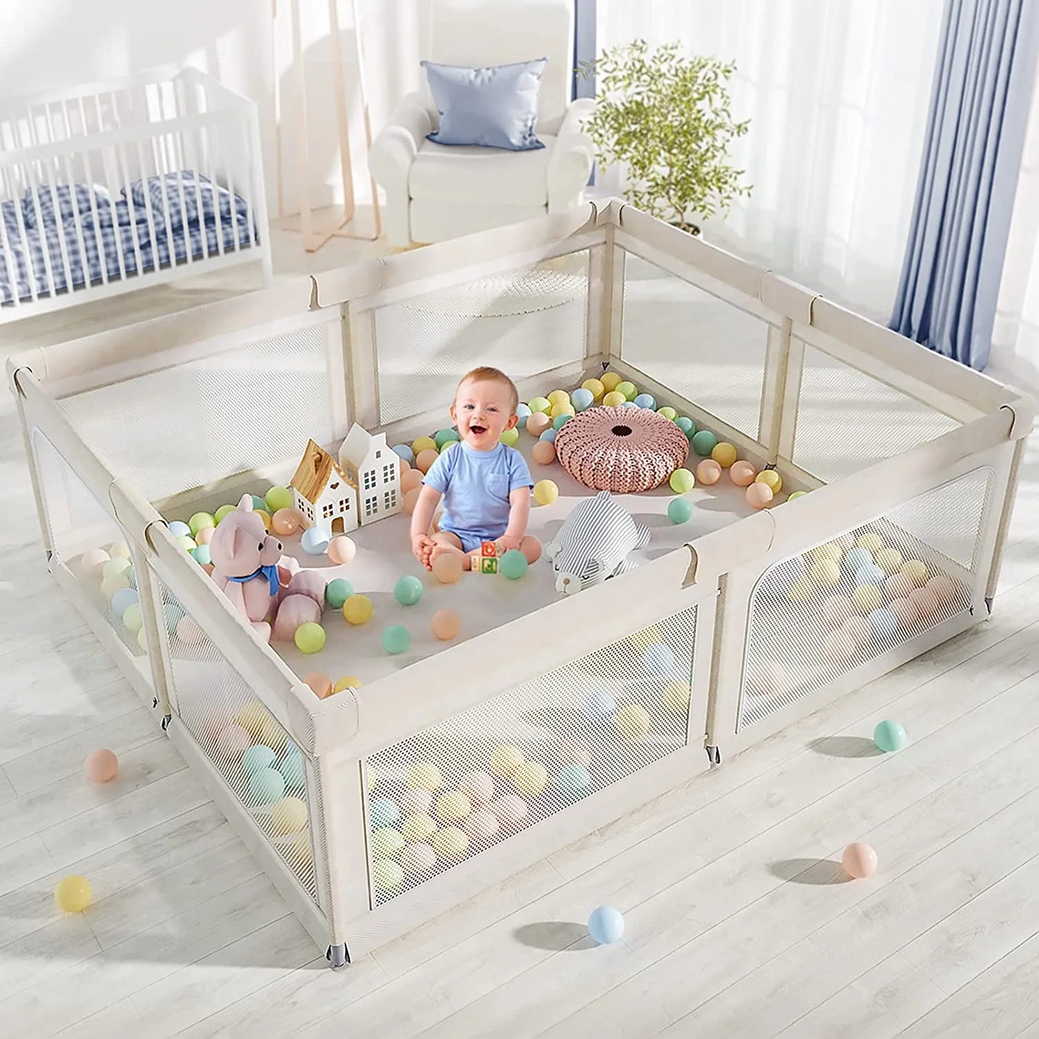 Solid Wood Shell, Day Care Fence, Safety and Environmental Protection, Conservation Center Furniture