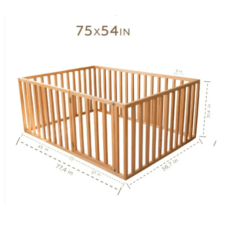 Solid Wood Shell, Day Care Fence, Safety and Environmental Protection, Conservation Center Furniture